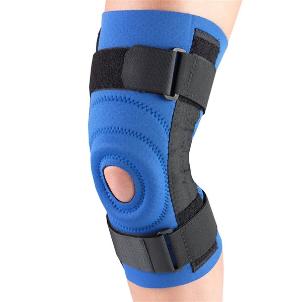 OTC Black/Blue 2X-Large Neoprene Stabilizer Knee Pad with Spiral Stays