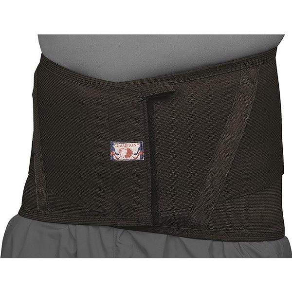 Champion Extra Large Black Medium Compression Sacrum Brace
