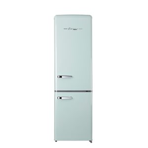 Unique Classic Retro Summer Mint Green 9-cu ft 21.6-in Standard-Depth Bottom-Freezer Energy Star Certified Refrigerator