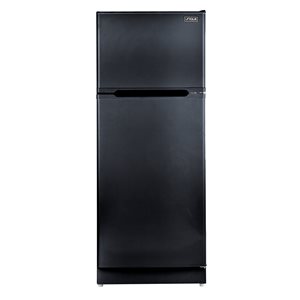 Unique Off-Grid Black 14-cu ft Standard-Depth Propane Top-Freezer Refrigerator