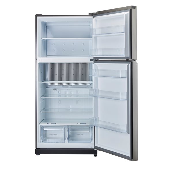 Unique Off-Grid Stainless Steel 19-cu ft Standard-Depth Propane Top-Freezer Refrigerator