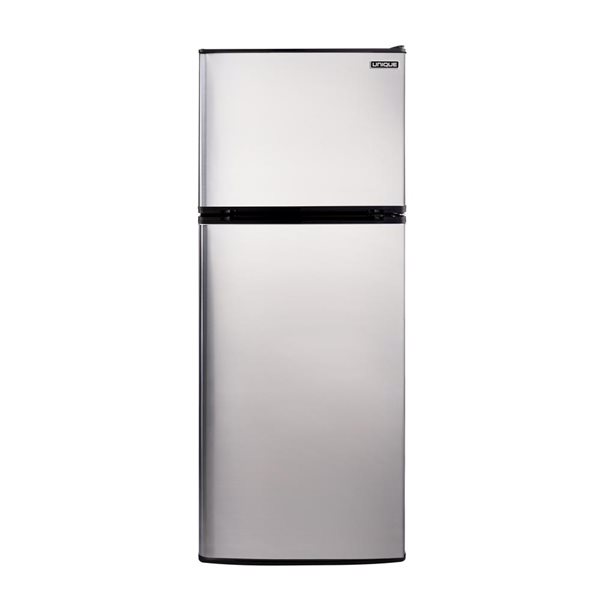 Unique Off-Grid Stainless Steel 10.3-cu ft 290-L Standard-Depth Top-Freezer Solar Powered Refrigerator