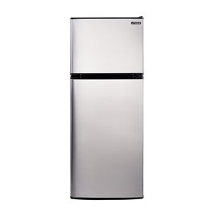 Unique Off-Grid Stainless Steel 10.3-cu ft 290-L Standard-Depth Top-Freezer Solar Powered Refrigerator