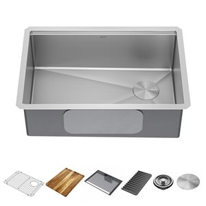 Delta Lorelai 27-in Stainless Steel Single Bowl Kitchen Sink