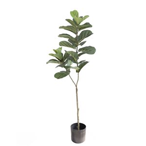 Hudson Home 60.24-in Green Artificial Fiddle Tree