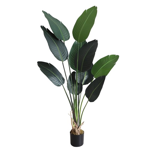 Hudson Home 59.1-in Green Artificial Travelling Palm Tree
