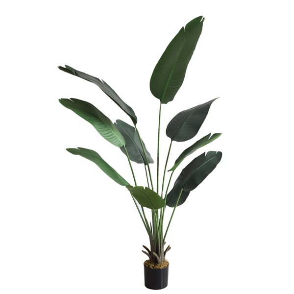 Hudson Home 63-in Green Artificial Ravenala Plant KD1411 | RONA