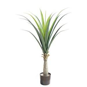 Hudson Home 47.27-in Green Artificial Yucca Plant