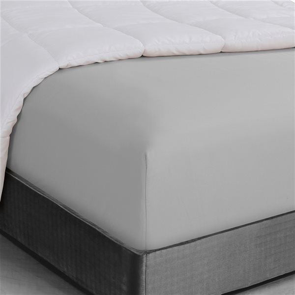 Swift Home Twin Extra Long Light Grey, Extra Long Twin Bed Box Spring Covers
