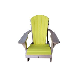 Bear Chair 5 Slat Exterior Chair Cushion, Yellow