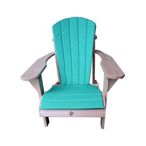 Coussin de chaise extérieure de Bear Chair à 5 lattes, vert