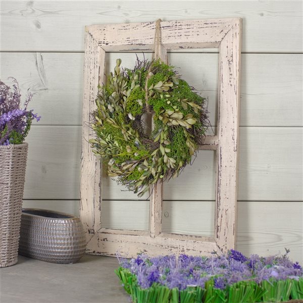 Northlight 10-in Green Artificial Foliage and Willow Bud Wreath