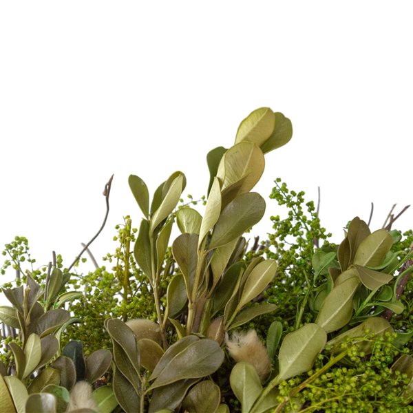 Northlight 10-in Green Artificial Foliage and Willow Bud Wreath