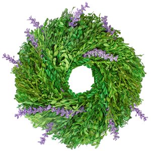 Northlight 11-in Green/Purple Artificial Lavender Wreath