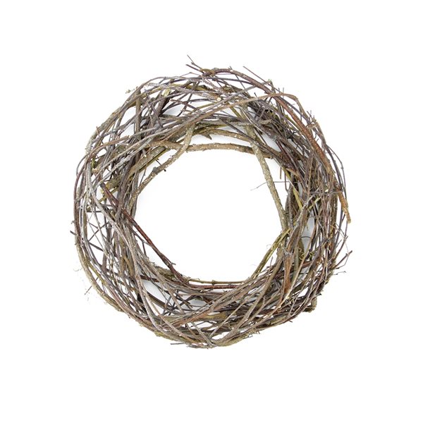 Northlight 12-in Brown Artificial Grapevine and Twig Wreath