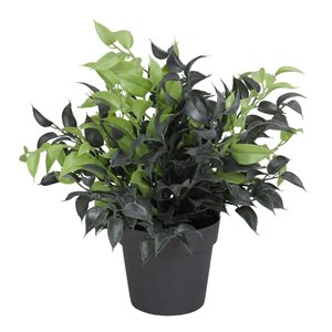 Northlight 9-in Green Potted Artificial Foliage Plant