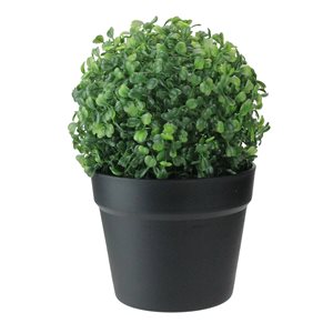Northlight 12.5-in Green Potted Artificial Boxwood Plant