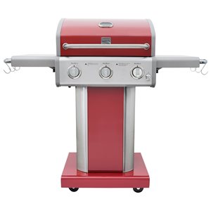 Kenmore Red 3-Burner 30,000 BTU Liquid Propane Gas Grill