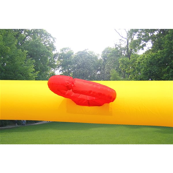 Happy Hop Jump N Splash Double Blaster 157-in Polyester Bounce House