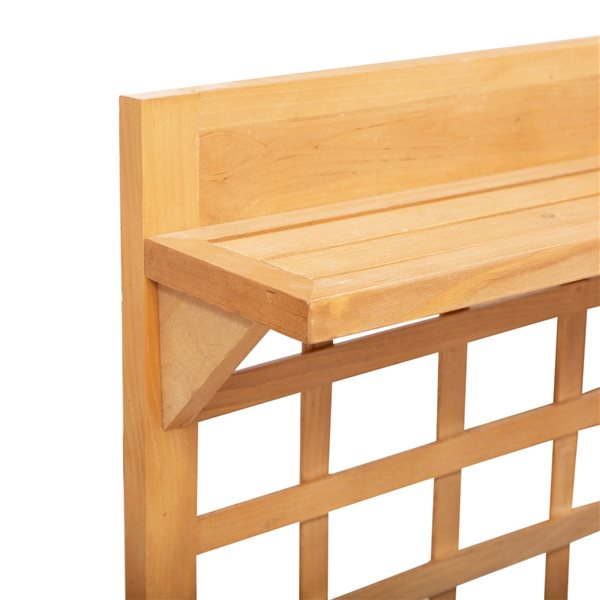 Outsunny 15.75-in x 41.25-in Wooden Raised Garden Bed