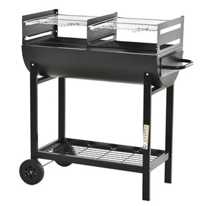 Outsunny 15.70-in Black Charcoal Grill