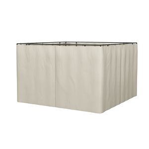 Outsunny 10-ft x 13-ft Beige Gazebo Replacement Sidewalls