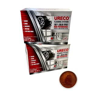 Ureco 2-part Metallic Flame High-gloss Garage Floor Kit