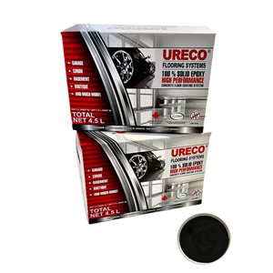 Ureco 2-part Metallic Charcoal High-gloss Garage Floor Kit