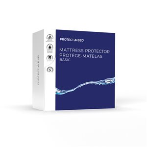 Protect-A-Bed Basic 10-in D Polyester Twin Hypoallergenic Mattress Cover
