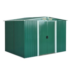 Outsunny 6-ft x 8-ft Galvanized Steel Storage Shed