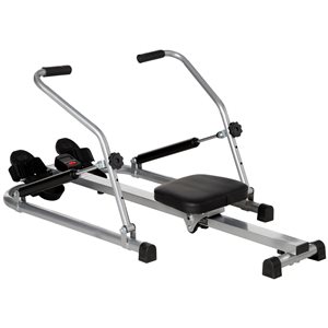 Soozier Rowing Machine with 4 Level Resistances and Digital Monitor