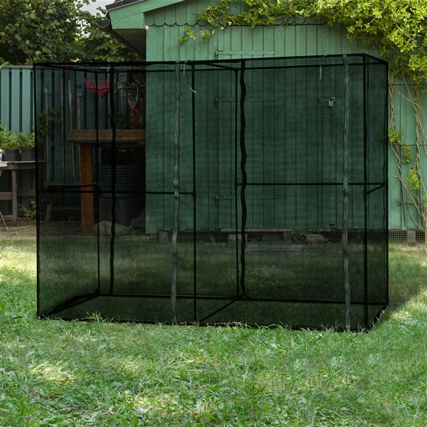 Outsunny 7.88-ft L x 3.94-ft W x 6.06-ft H Greenhouse