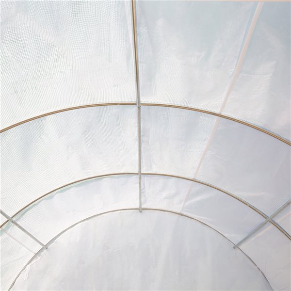 Outsunny 9.83-ft L x 9.83-ft W x 6.56-ft H High Tunnel