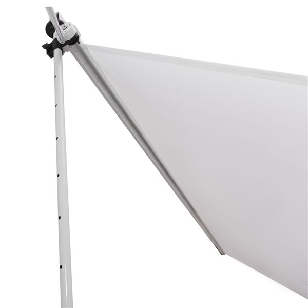 Outsunny 9.8-ft x 4.9-ft White Window/Door Manual Retraction Awning