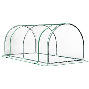 Petit tunnel Outsunny de 6,56 po x 3,27 po x 2,63 po