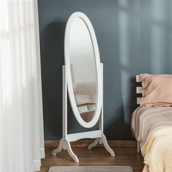 Round standing deals mirror