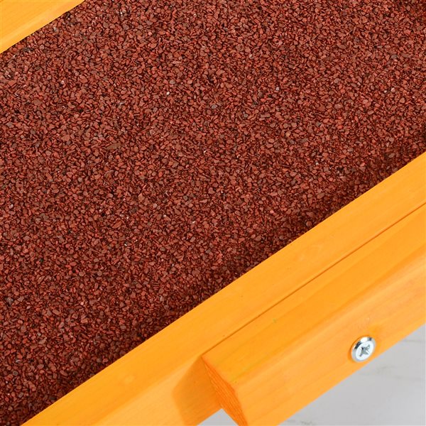 Pawhut Yellow Dog Park Seesaw Platform