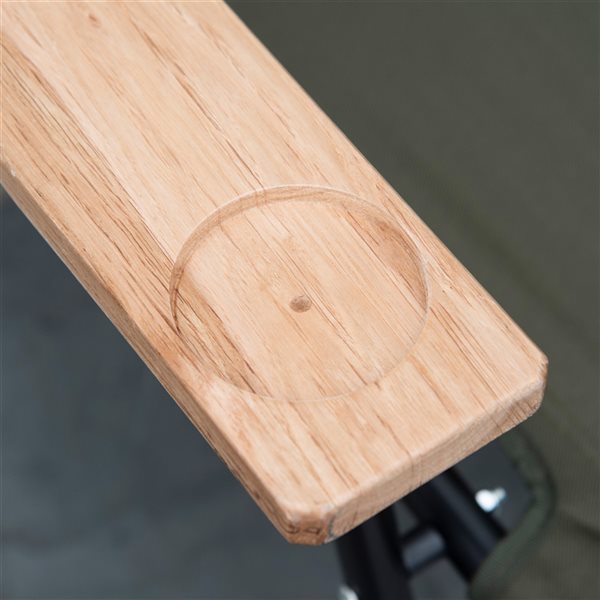 Outsunny Green Double Camping Chair