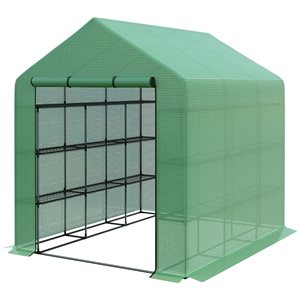 Serre Outsunny de 8 po x 5,9 po x 6,9 po