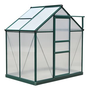 Outsunny 6.23-ft L x 4.33-ft W x 6.60-ft H Greenhouse