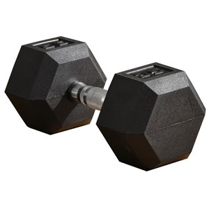Everyday Essentials Barre de piège de levage de poids hexagonale olympique  de 2 pouces, capacité de 1 000 livres 