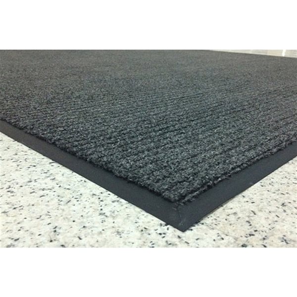 Turin Power Mat Plus Grey Rectangular Indoor Door Mat