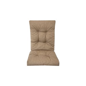 Bozanto 1-piece Beige High Back Patio Chair Cushion