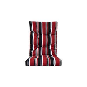 Bozanto Inc 1-piece Striped High Back Patio Chair Cushion