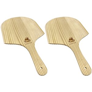 WPPO 12-in Square New Zealand Wooden Pizza Peel - 2-Pack