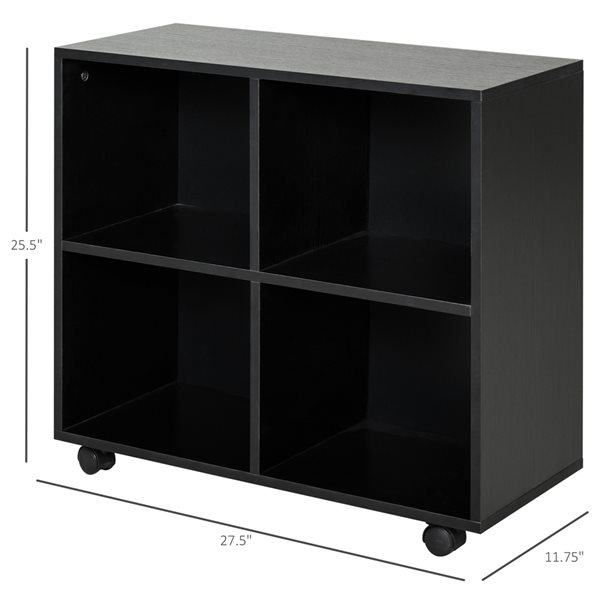 HomCom 27.5-in W Composite Freestanding Utility Storage Cabinet