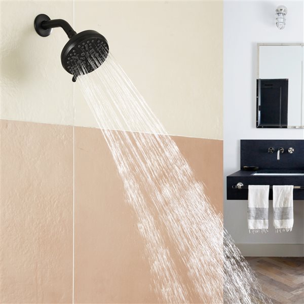 Boyelliving  5-spray Shower Head 1.75 GPM (6.6 LPM) in Oil-rubbed Bronze