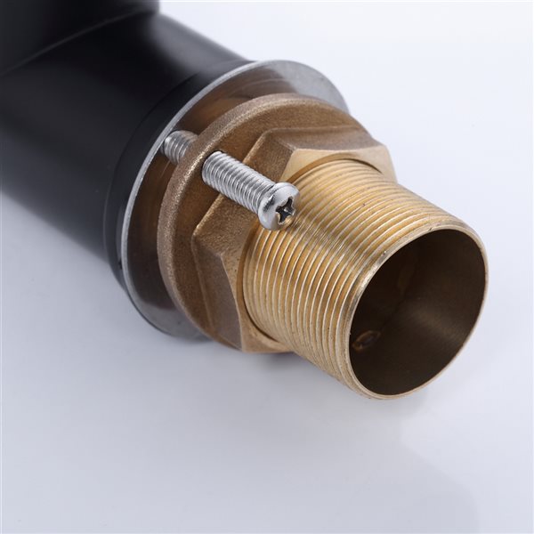 Clihome 1-handle Matte Black Single Hole Bathroom Sink Faucet