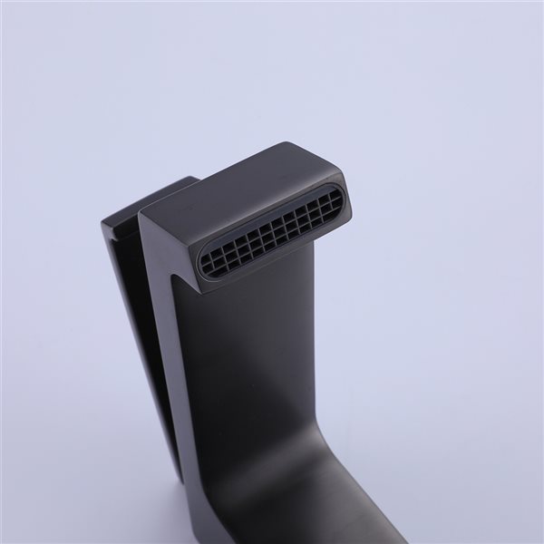 Clihome Gray 1-handle Single Hole Bathroom Sink Faucet