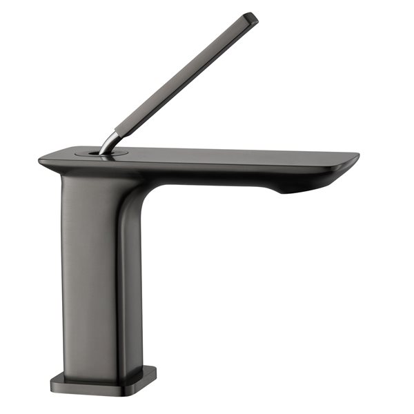 Clihome Brushed Nickle 1-handle Widespread Bathroom Sink Faucet
